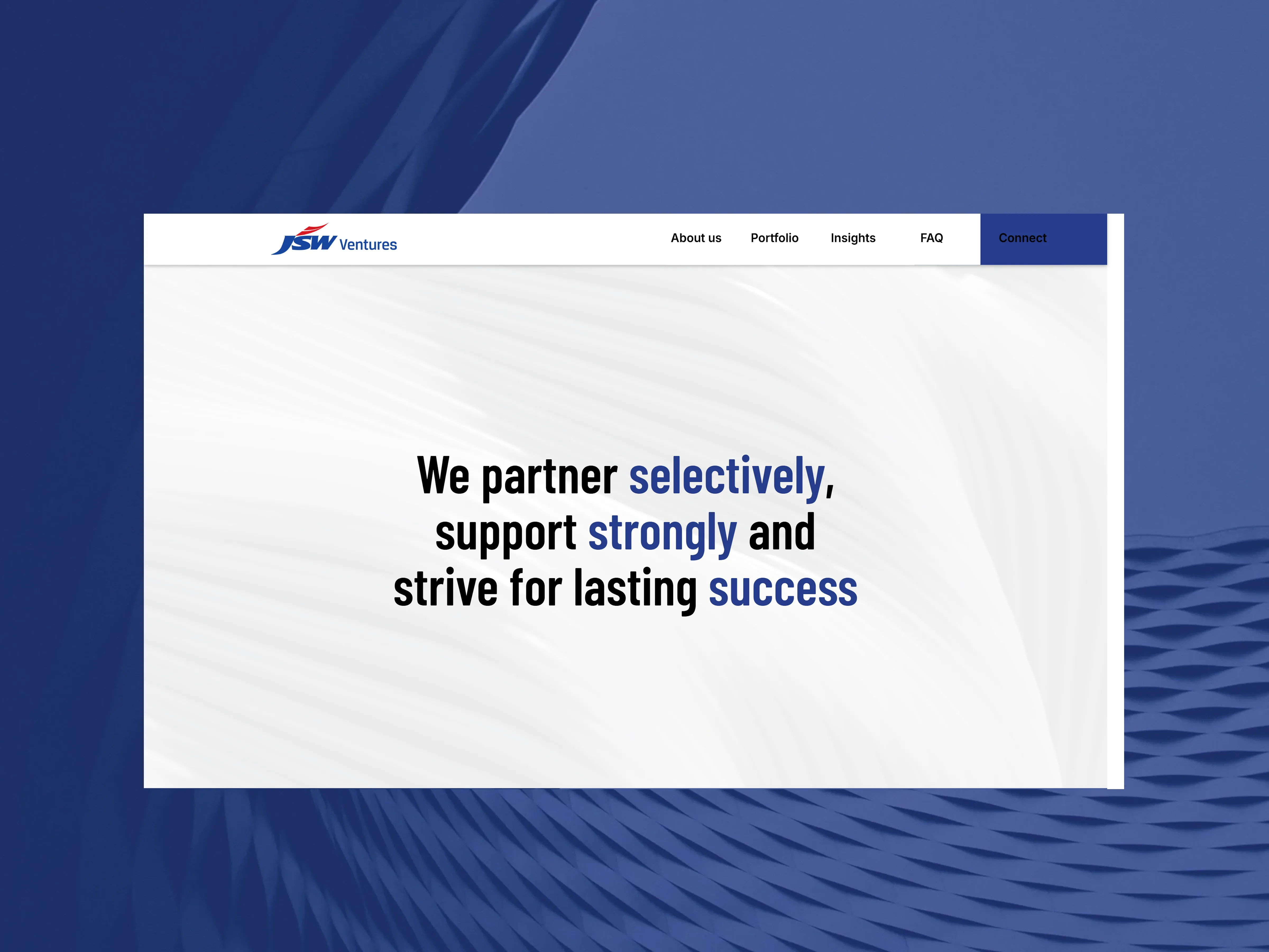 JSW Ventures project