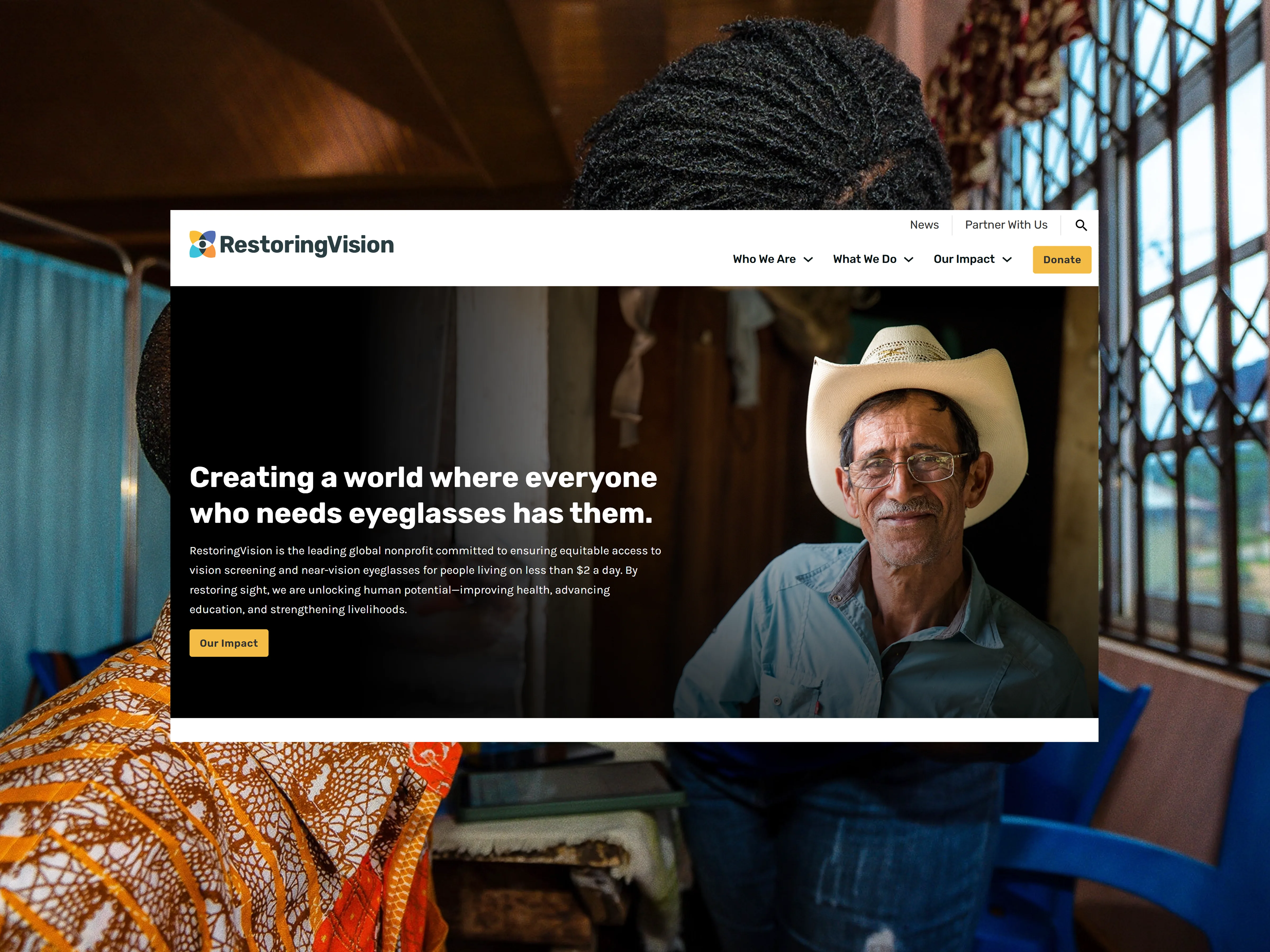 RestoringVision — Non-profit · Data