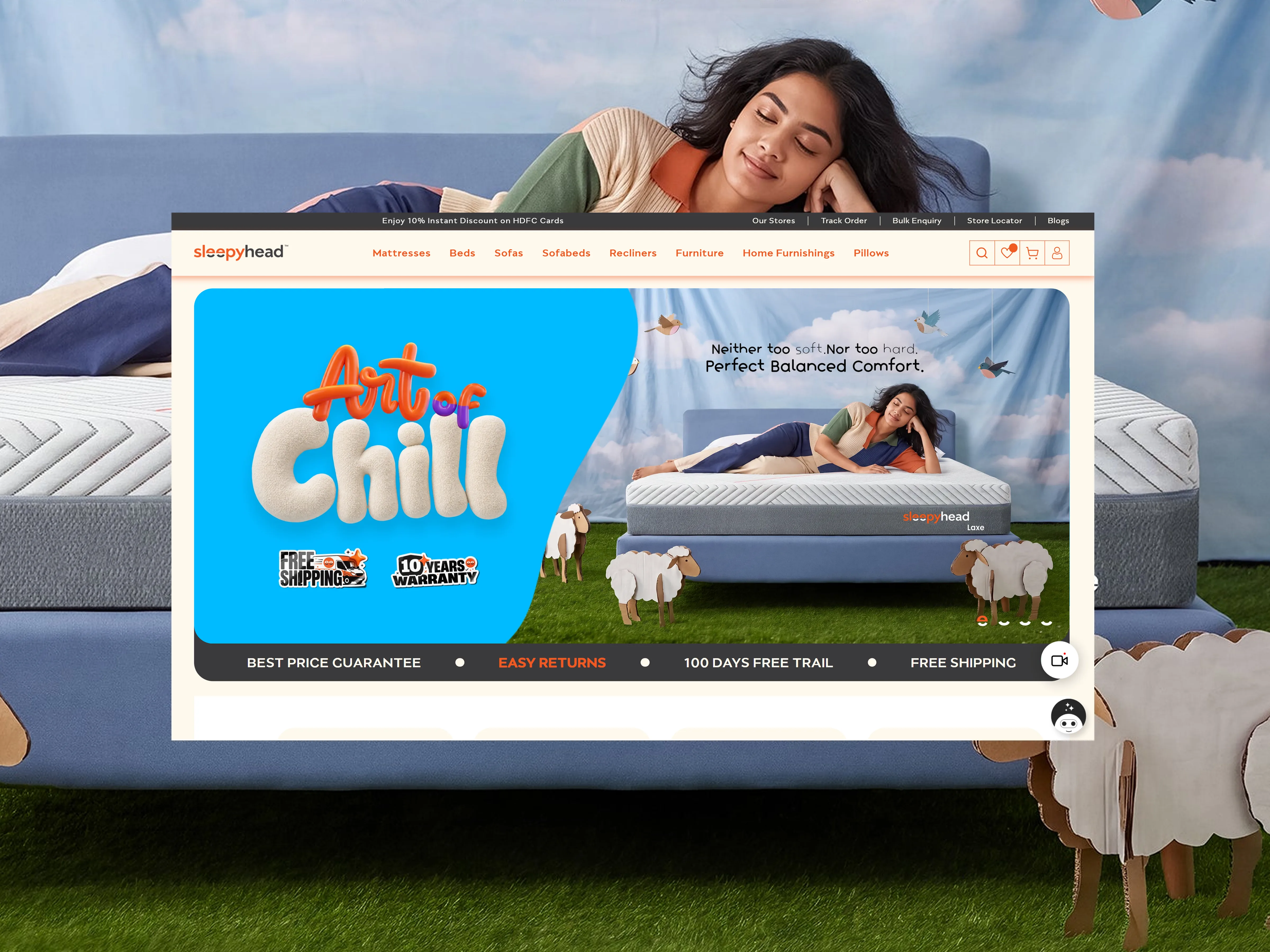 Sleepyhead storefront - DTC sleep · Shopify Plus